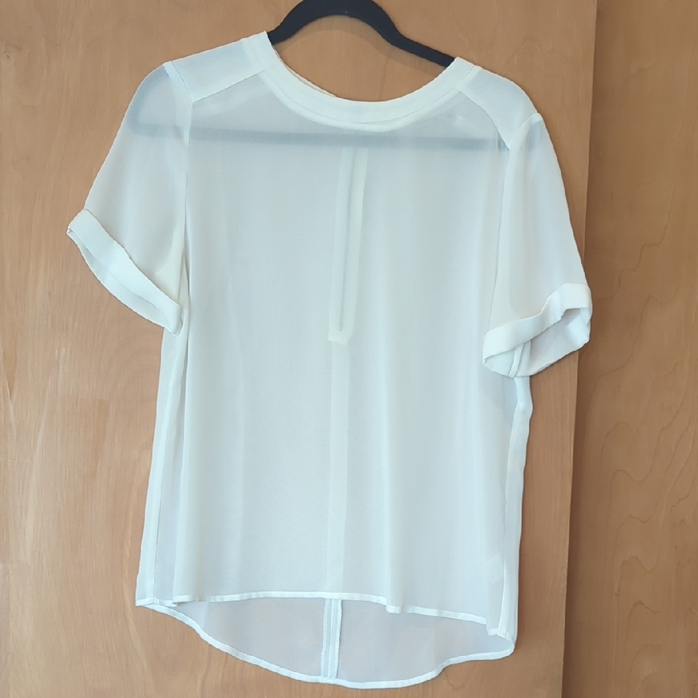 Elegant Cream Women's Top